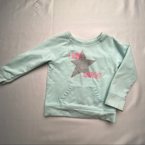 Childrens Place Pale Green Graphic Sweatshirt 2T - Picture 2 of 8